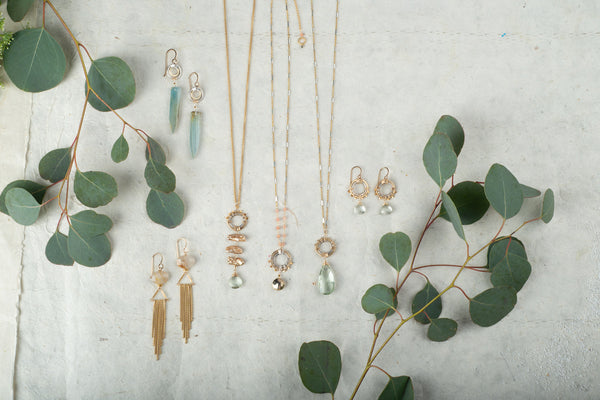 Renewal green earrings