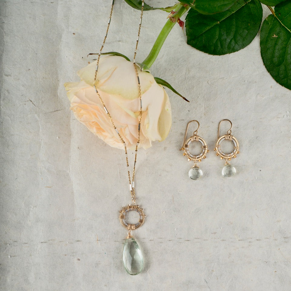 Renewal green earrings