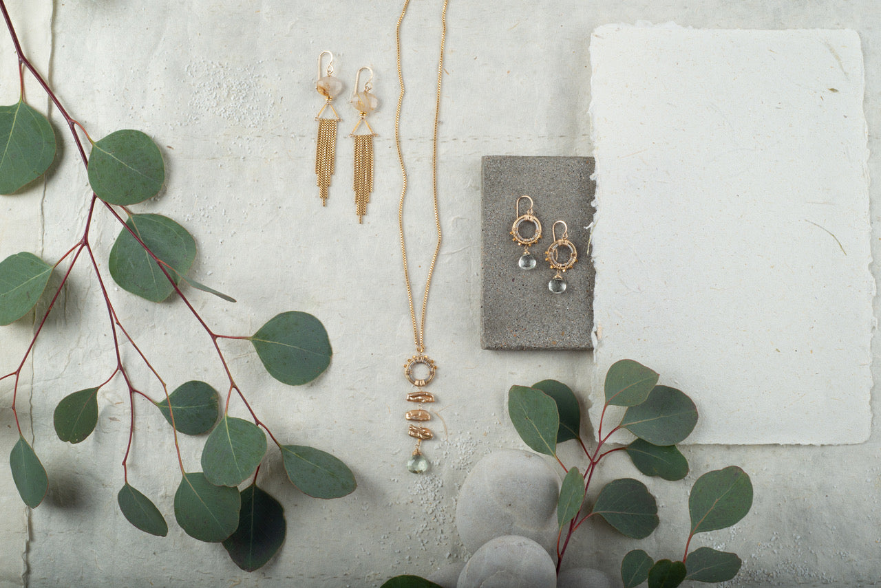 Renewal green earrings