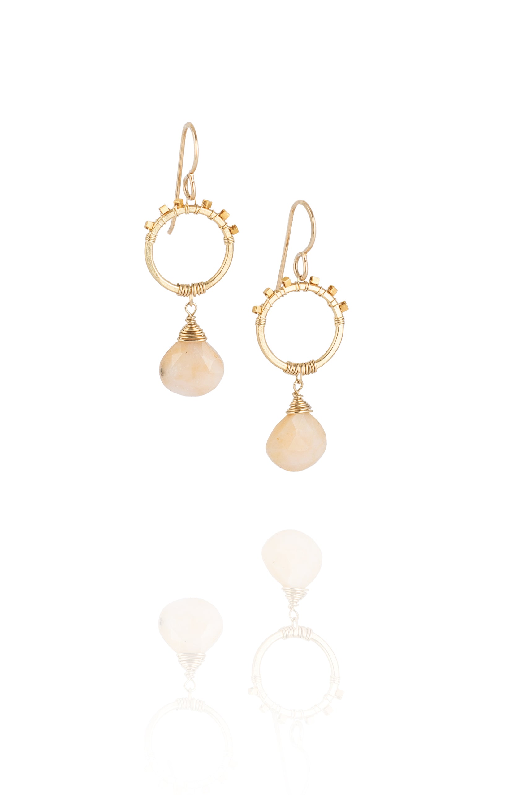 Held Opal Earrings