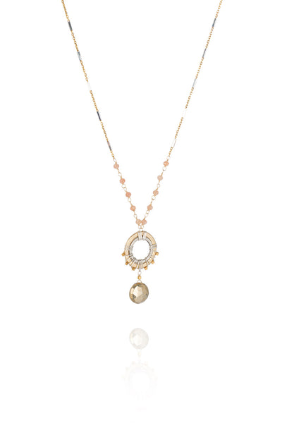 Starlight pyrite necklace