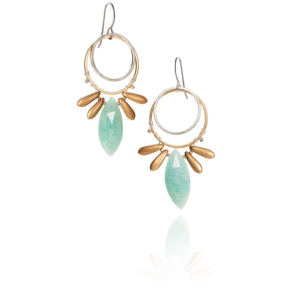 Petal blossom earrings